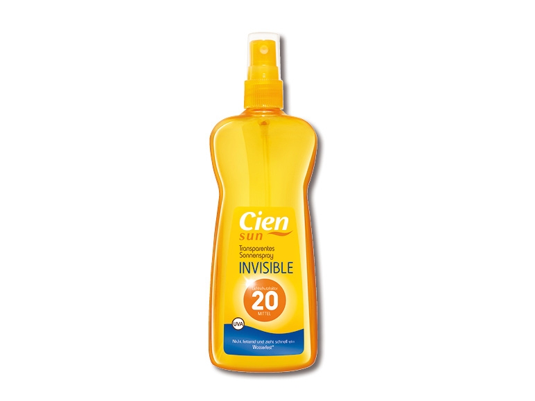 Spray solaire transparent, IP 20