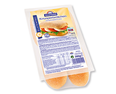 Petits pains croustillants GLUTANO