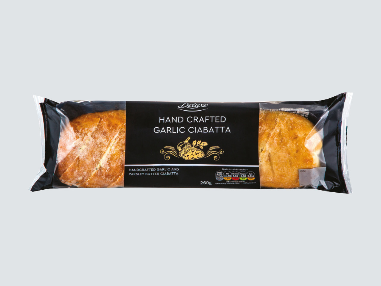 Garlic Ciabatta 260g
