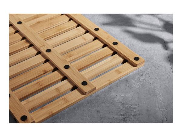 Livarno Home Bamboo Bath Mat/​Bath Tray