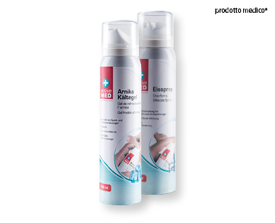 Gel freddo all'arnica/Ghiaccio spray ACTIVE MED