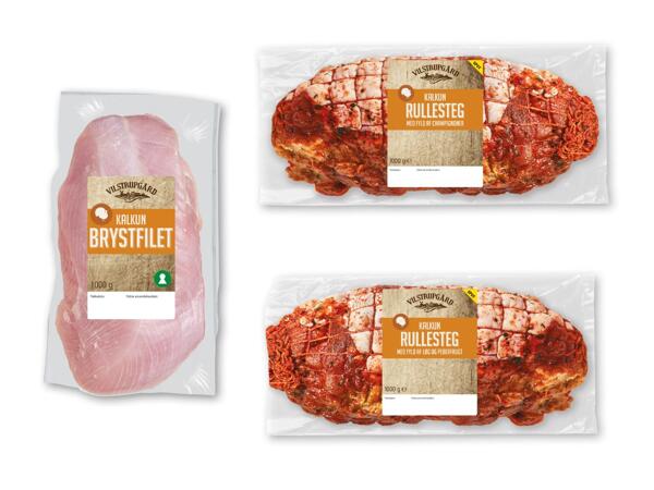 VILSTRUPGÅRD Kalkunbrystfilet eller kalkunrullesteg