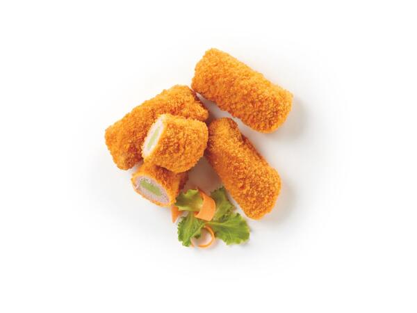 Breaded Pork Rolls with Spinach