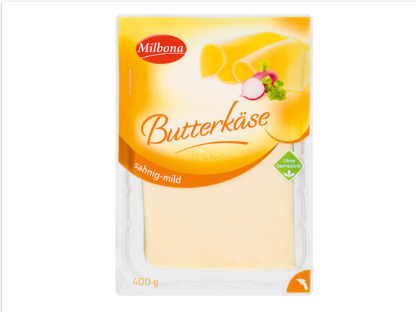 Butterkäse in Scheiben