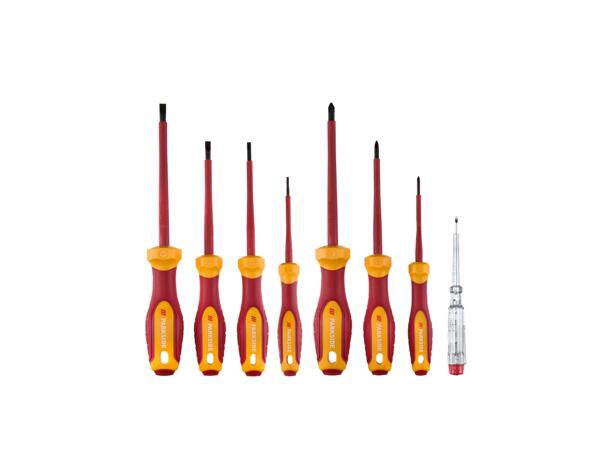 Electrician‘s Screwdriver Set, 8 pieces
