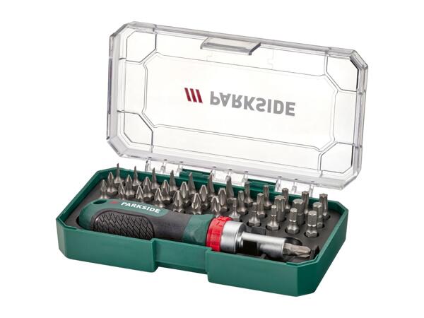 Parkside Ratchet Screwdriver Set - 38 Piece Set