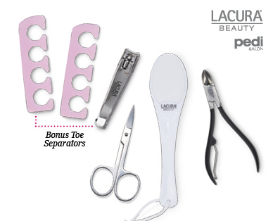 PEDI SALON ASSORTED PEDICURE IMPLEMENTS