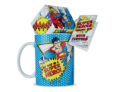 BATMAN OR SUPERMAN FATHER'S DAY MUGS WITH TREATS 50G