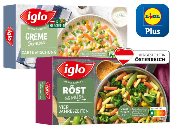 Iglo Röstgemüse oder Cremegemüse