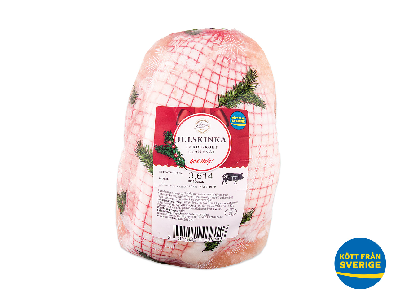JULSKINKA, FÄRDIGKOKT