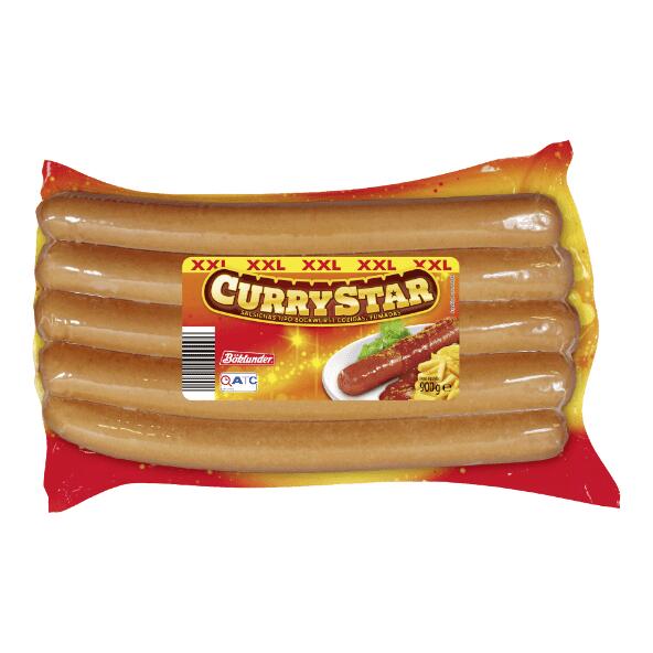 CURRYSTAR(R) 				Saucisse au curry, 5 pcs