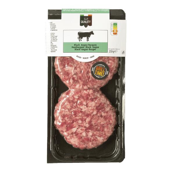 Black Angus-beefburgers, 2 st.