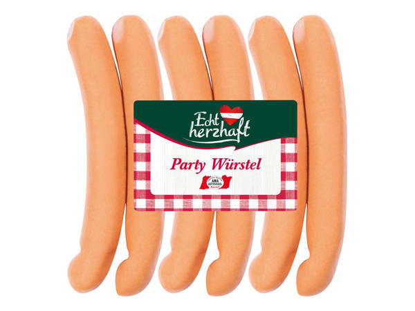 ECHT HERZHAFT Party Würstel