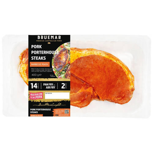 Pork Porterhouse Steaks 400g