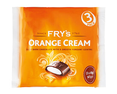 Cadbury Double Decker 4pk/149.2g, Fry's Orange Cream 3pk/147g or Cadbury Wispa Gold 4pk/134g