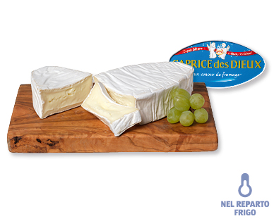 Formaggio francese cremoso a pasta molle CAPRICE DES DIEUX