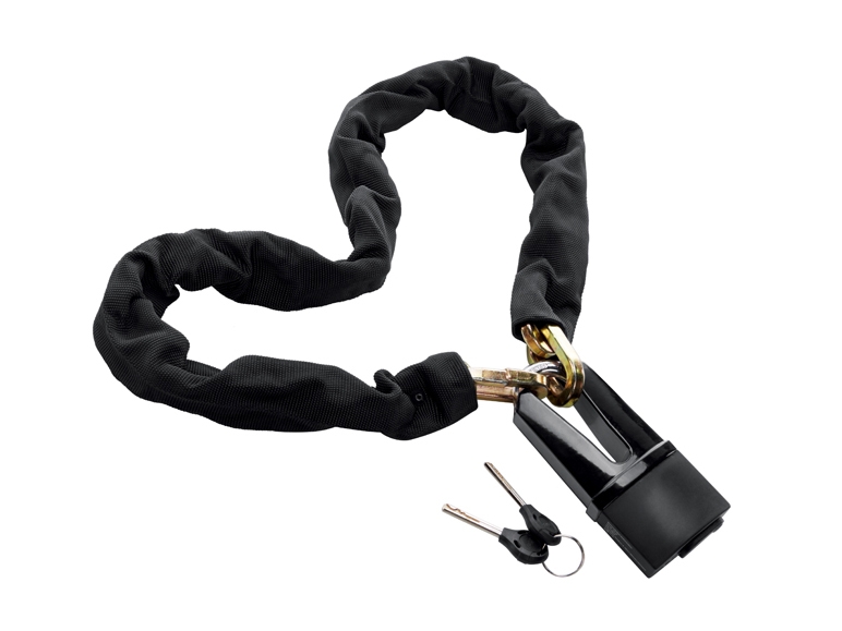 Brake Disc/Chain Lock for Motorbikes, 2 in 1