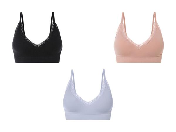 Brassière côtelée