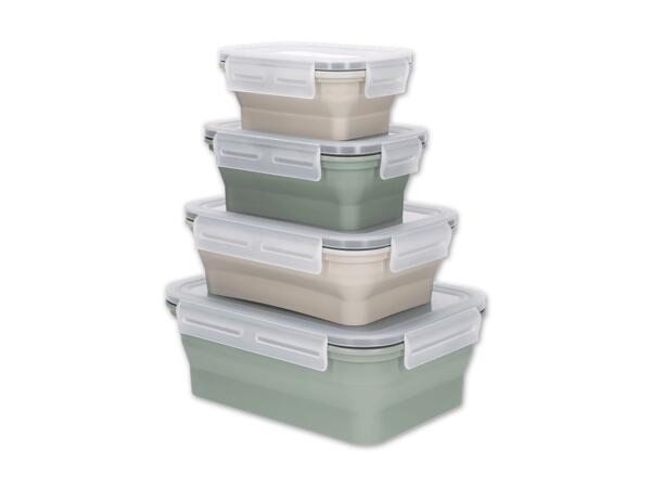 Faltbare Frischhaltedosen oder Lunchbox