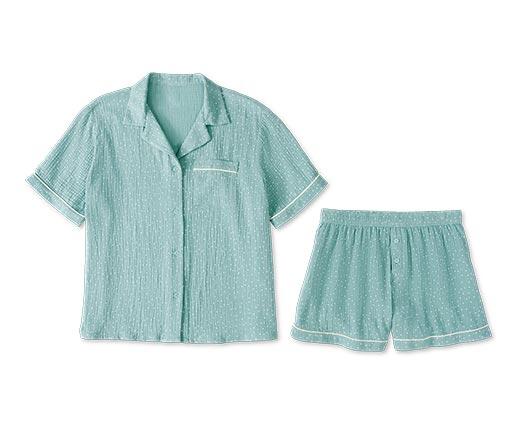 Serra Ladies Cotton Gauze Pajama Set