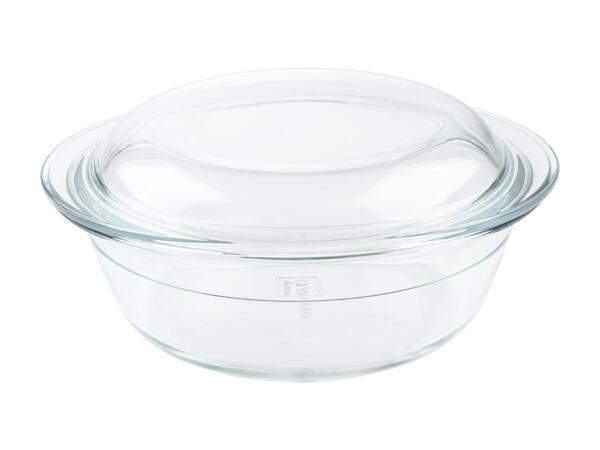 LIVARNO HOME(R) Stegegryde med låg af glas