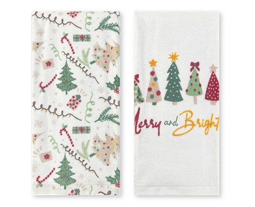 Merry Moments 
 2 Piece Holiday Towel Set