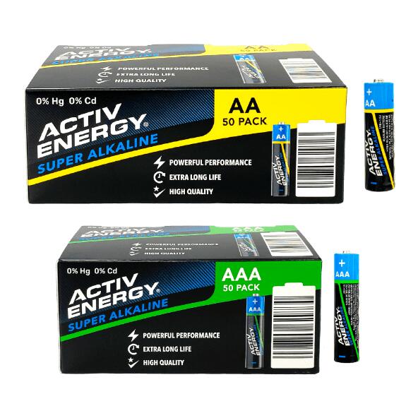 ACTIV ENERGY(R) 				Batterijen, 50 st.
