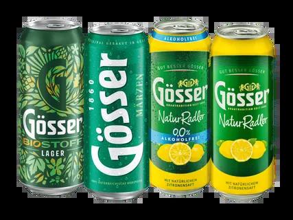 GÖSSER Märzen, Biostoff oder Natur Radler