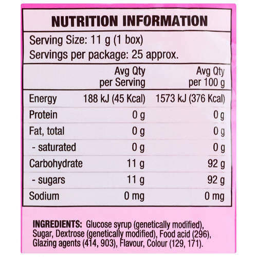 Strawberry flavoured crunchy confectionery Sharepack 276g
