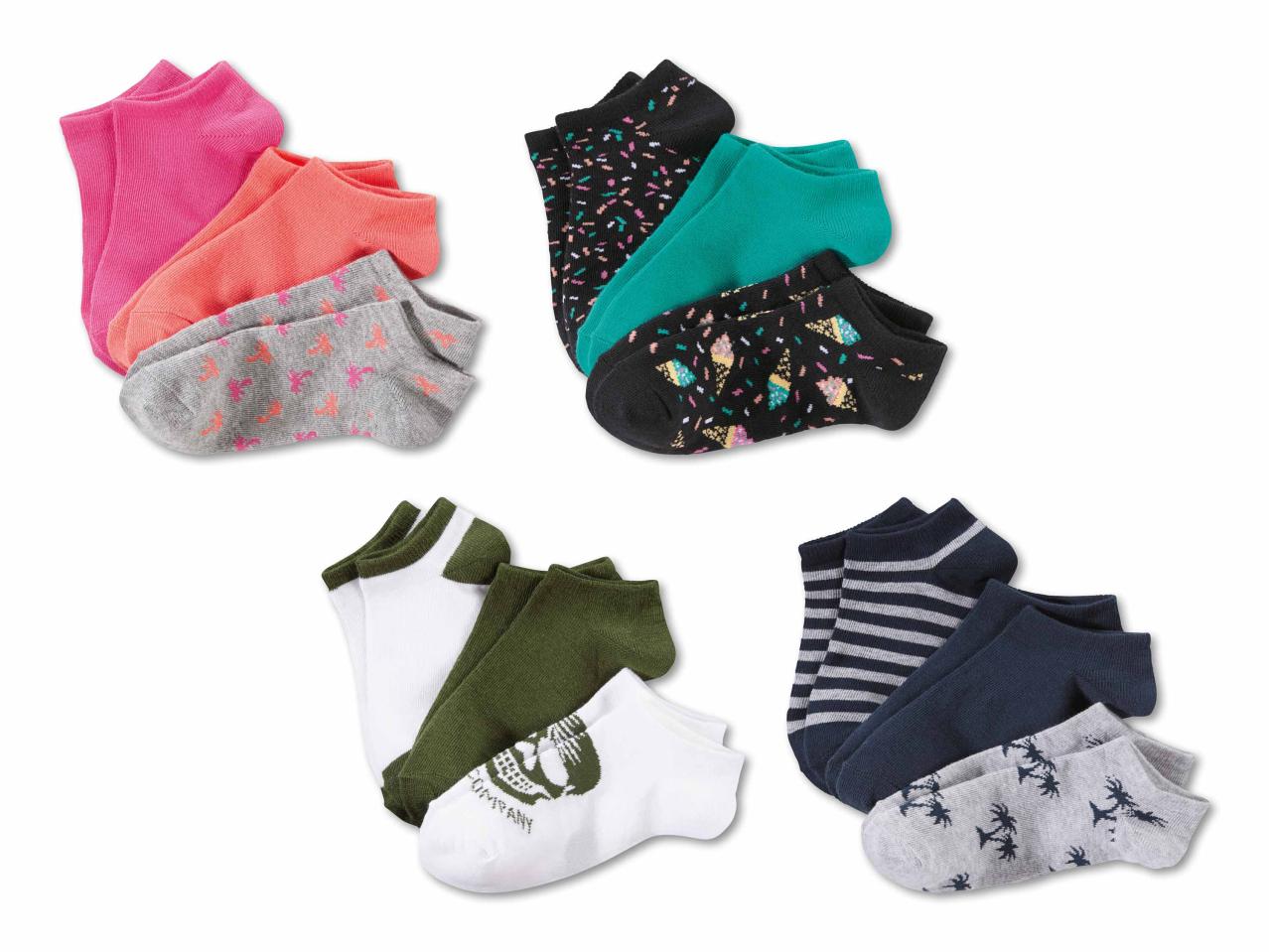Socquettes, 3 paires1