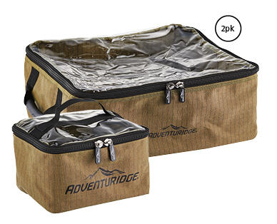 Clear Top Canvas Storage Bags