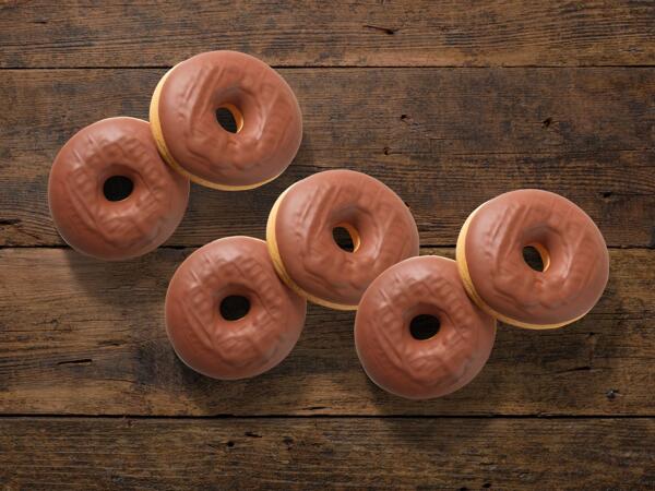 Donuts au chocolat XXL