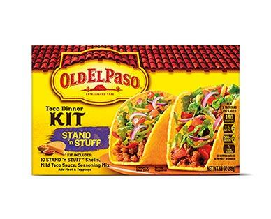 Old El Paso Hard & Soft or Stand N Stuff Taco Dinner Kit