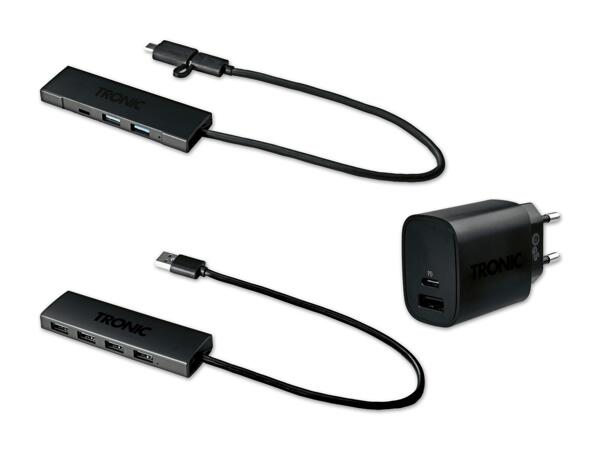 USB-Hub/Schnellladegerät