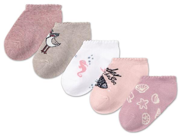 Kleinkinder Sneakersocken, 5 Paar