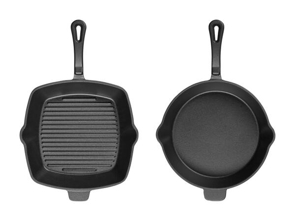 Grillpande af støbejern
