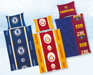 Parure de lit FC BARCELONA/FC BAYERN MÜNCHEN/GALATASARAY/FC CHELSEA