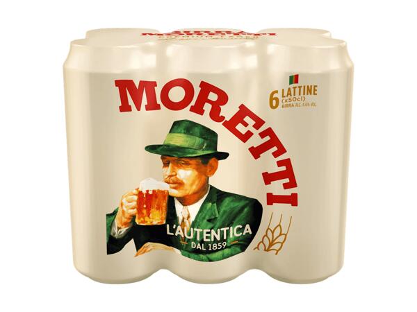 Bière Moretti 4,6% vol.