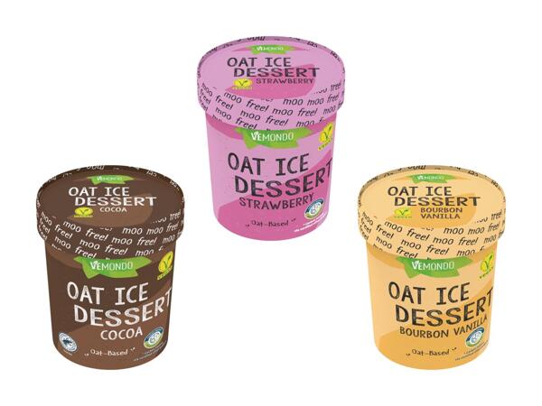 Glace à l'avoine