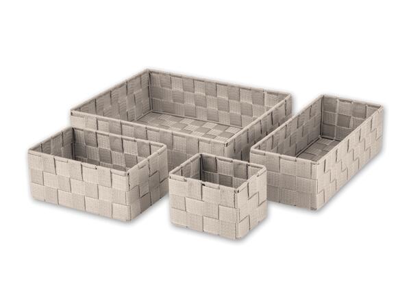 Hängeregal oder Aufbewahrungskorb-Set