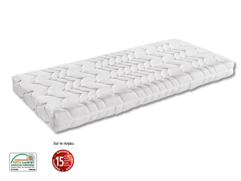 Matelas avec noyau multicouche à 7 zones