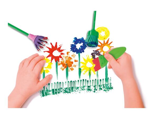 Crelando Kids' Painting Set - Painting Set With Effect Brushes