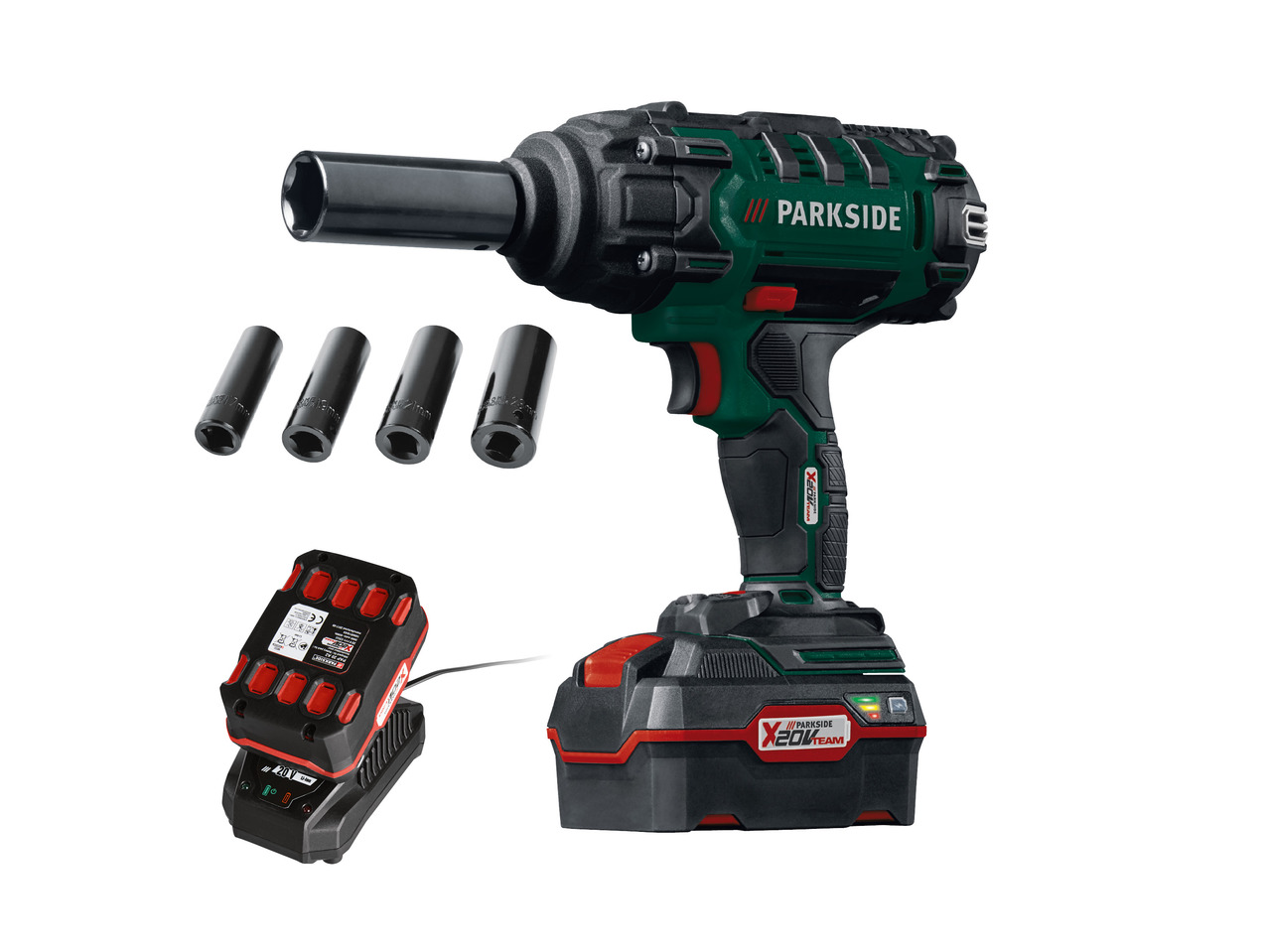 PARKSIDE(R) Batteridreven slagnøgle