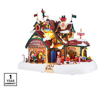Lemax Musical Village Scene – Kringle's Cottage