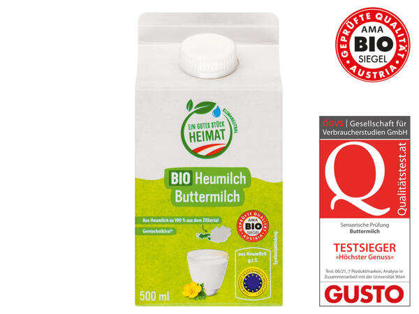 Bio-Heumilch Buttermilch