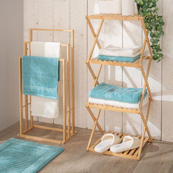 HOME CREATION(R) 				Porte-serviettes en bambou