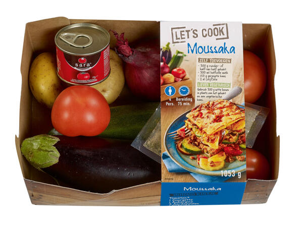 Légumes frais pour moussaka