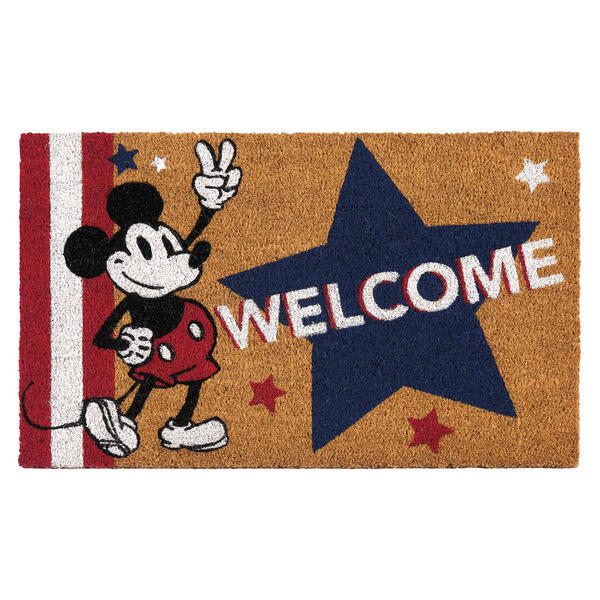 Disney Welcome Mickey Coir Mat - 18" X 30"