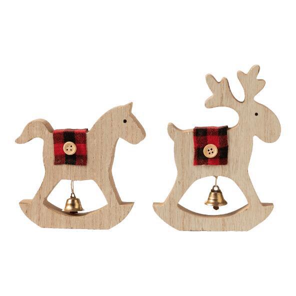 LIVING ART(R) 				Houten kerstdecoratie