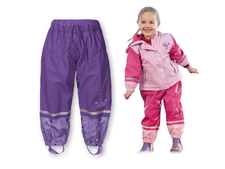 Lupilu Girls' Waterproof Trousers